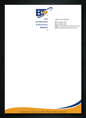 Letterhead Design by Sbss for this project | Design: #1158435
