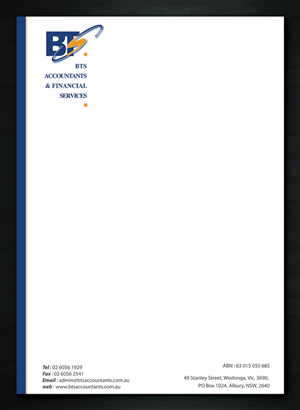 Letterhead Design by Sbss for this project | Design: #1158436