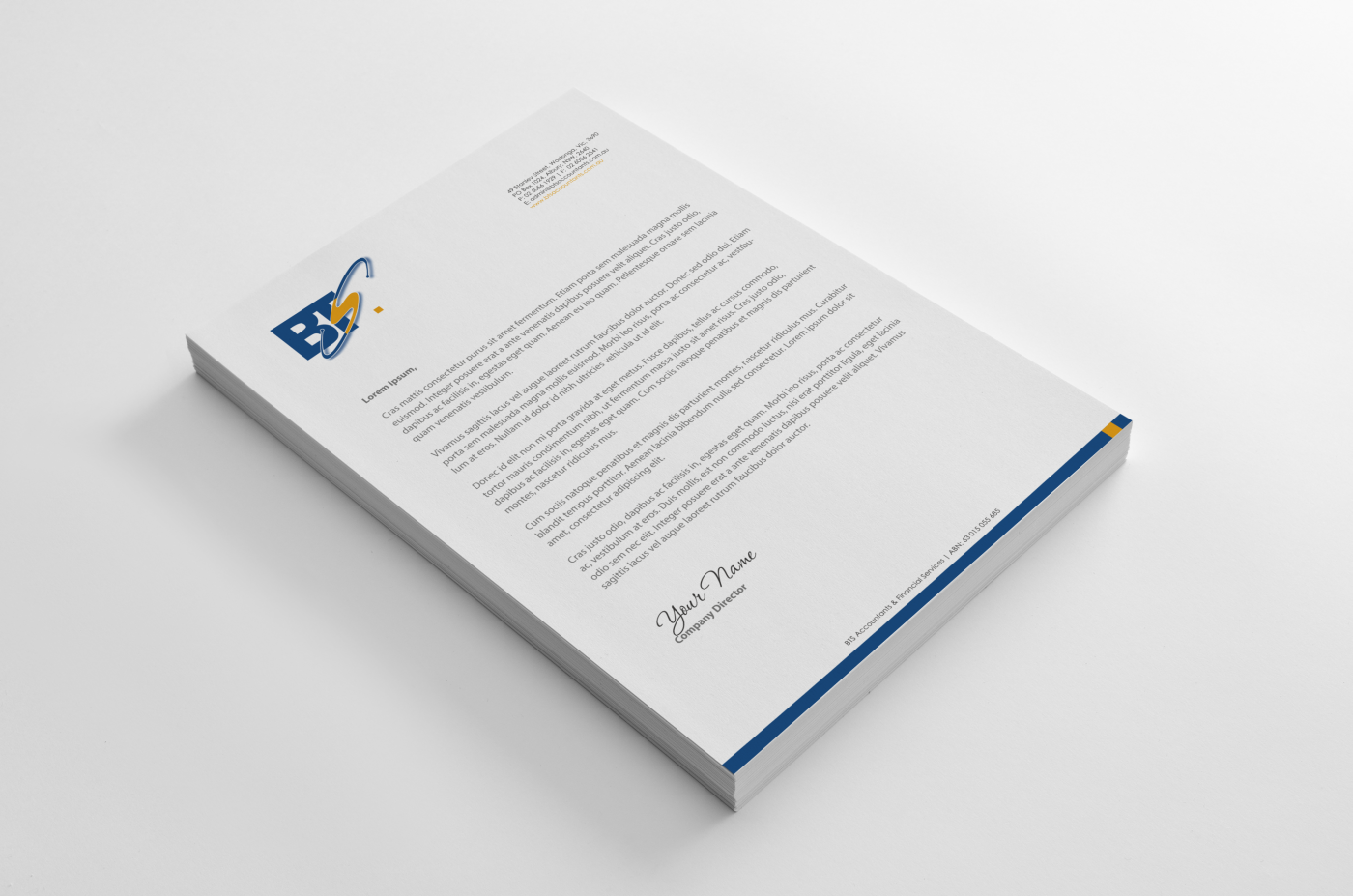 Letterhead Design by HYPdesign for this project | Design #1161266