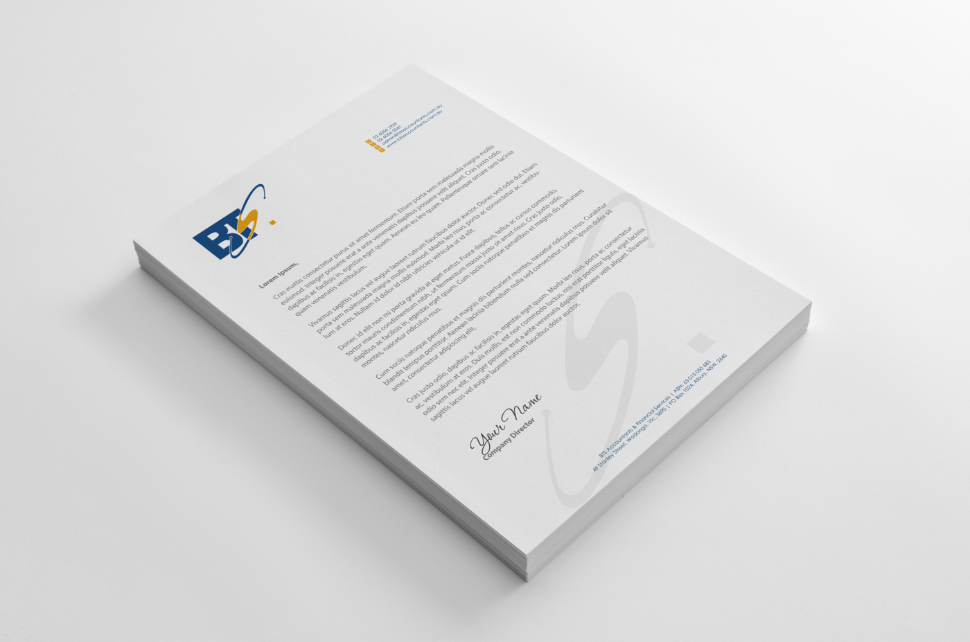 Letterhead Design by HYPdesign for this project | Design #1161268