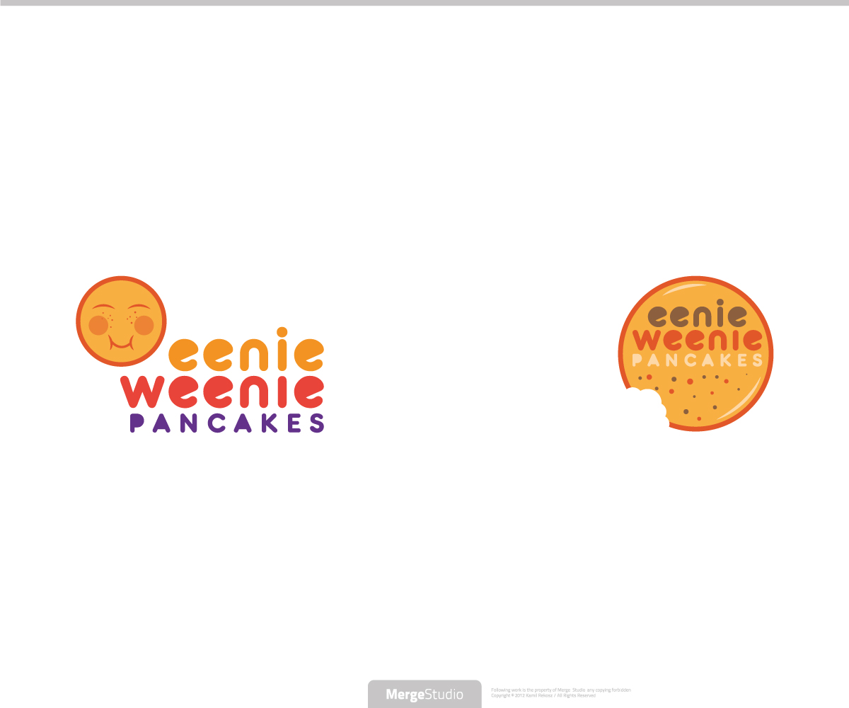 Logo Design by MergeStudio for eenie weenie pancakes | Design #1176199
