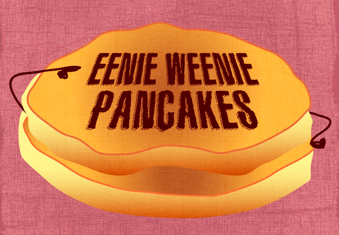 Logo Design by Leslie.D for eenie weenie pancakes | Design #1159514