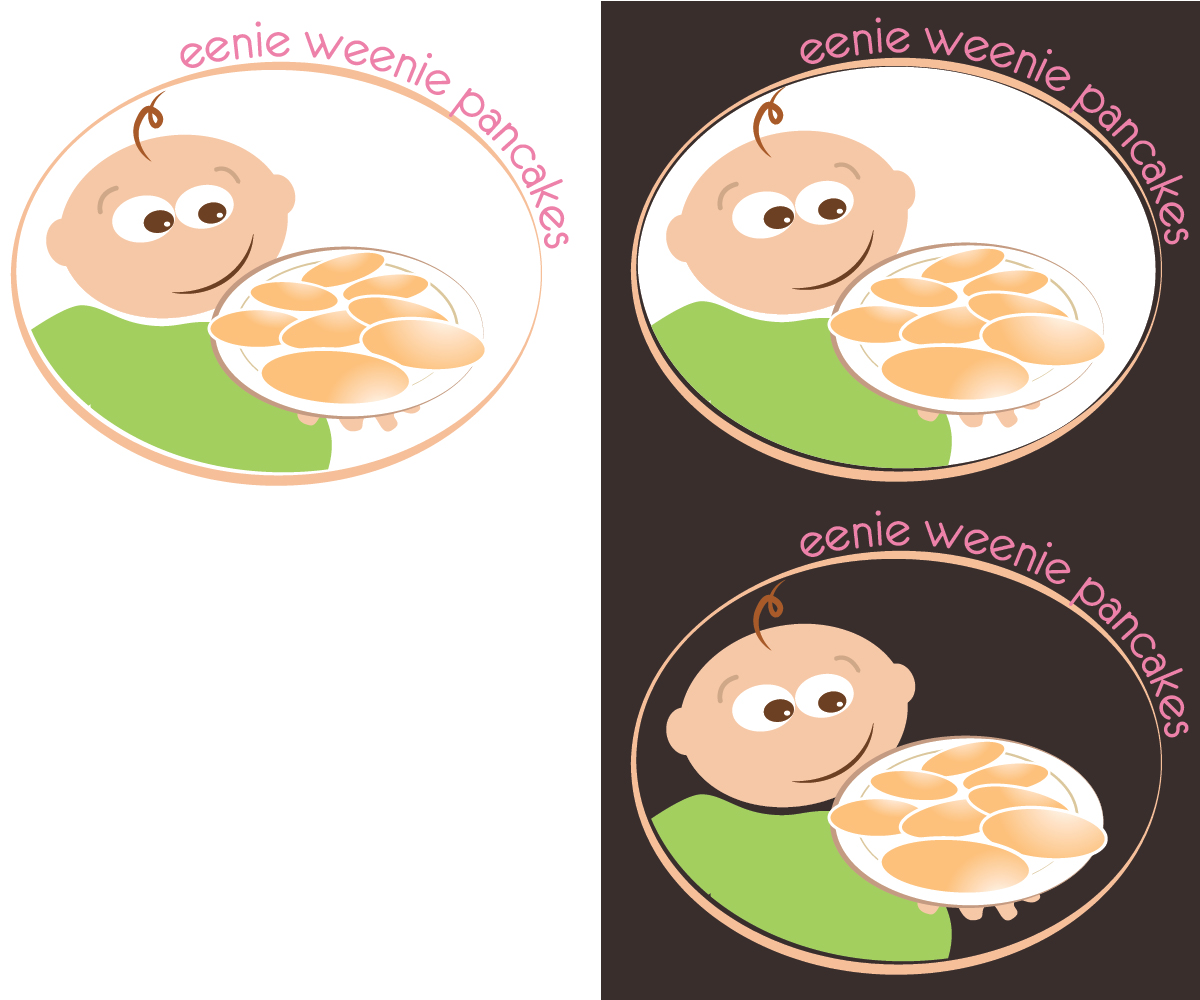 Logo Design by Meow Mix for eenie weenie pancakes | Design #1181655