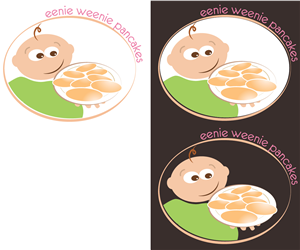 Logo Design by Meow Mix for eenie weenie pancakes | Design: #1181655