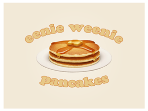 Logo Design by Momin Akhund for eenie weenie pancakes | Design: #1167802