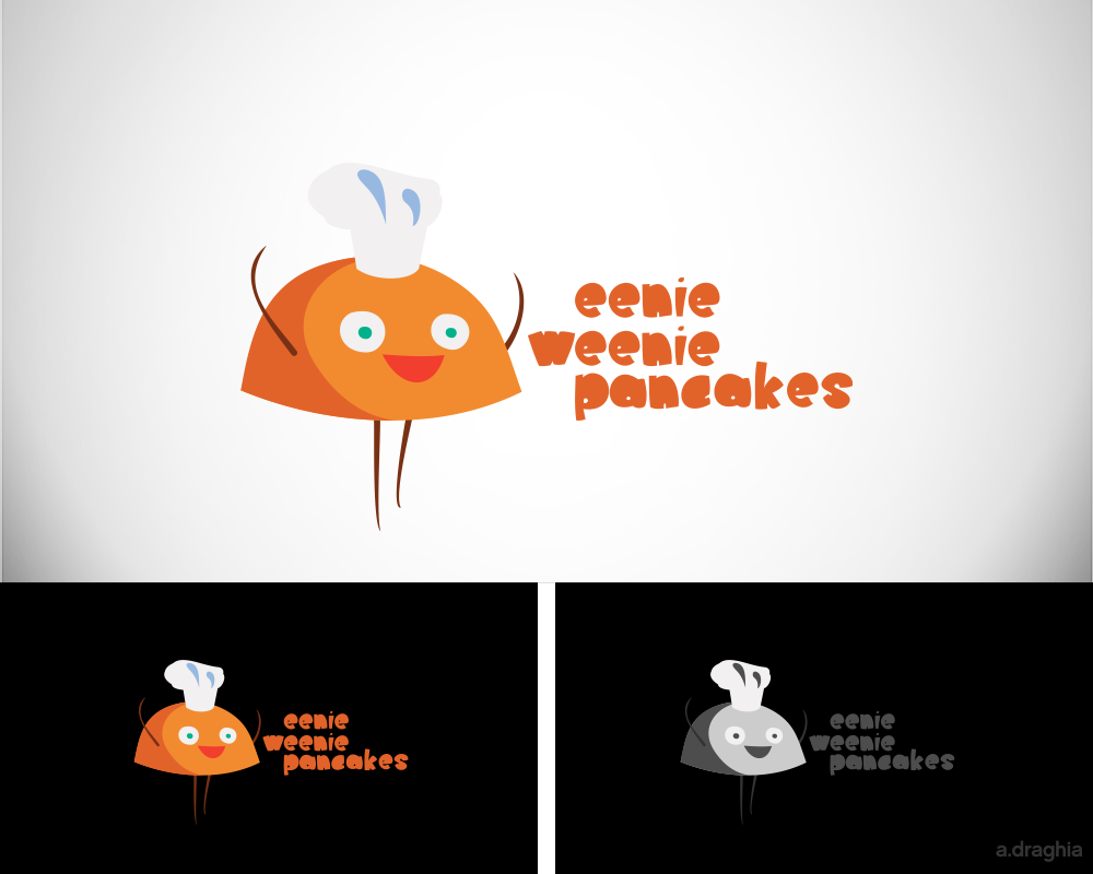 Logo Design by a.draghia for eenie weenie pancakes | Design #1158599