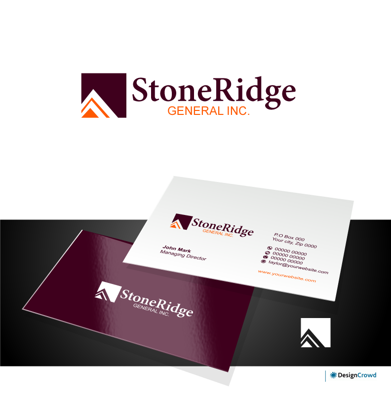 Logo Design by designgreen for StoneRidge general | Design #1170325