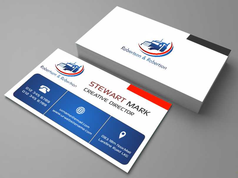 Business Card Design by AwsomeD for Robertson & Robertson | Design #4149048
