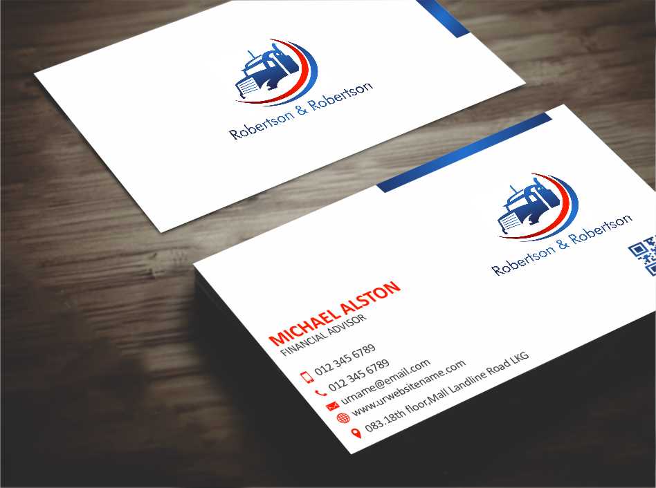 Business Card Design by AwsomeD for Robertson & Robertson | Design #4149059