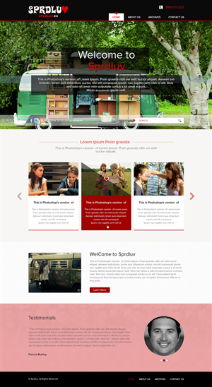 Web Design by the-lion-king for this project | Design: #4166158