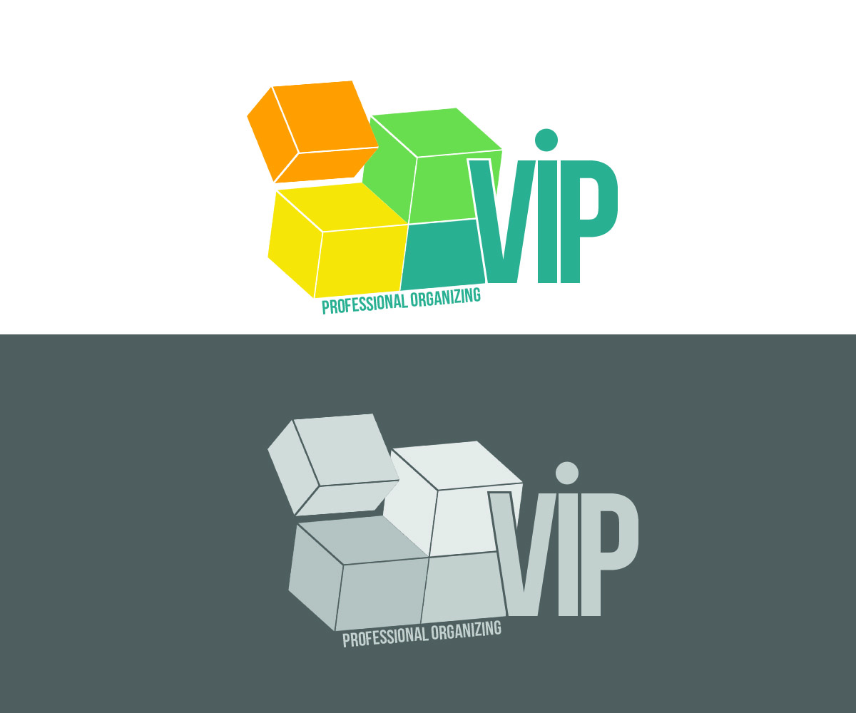 Logo Design by Amko Creations for VIP Professional Organizing | Design #1203475