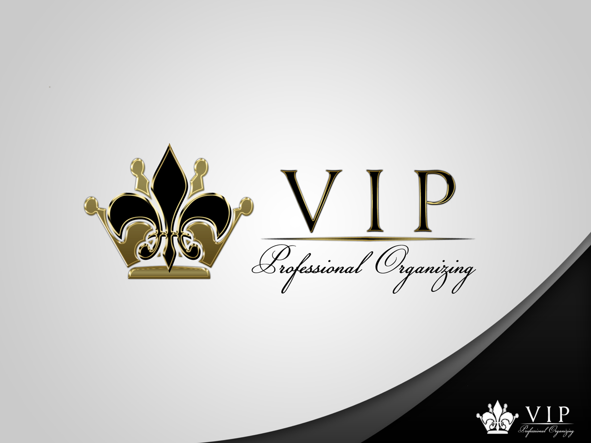 Logo Design by Prolific Graphics for VIP Professional Organizing | Design #1169981