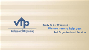 Logo Design by khalid al karch for VIP Professional Organizing | Design: #1171819