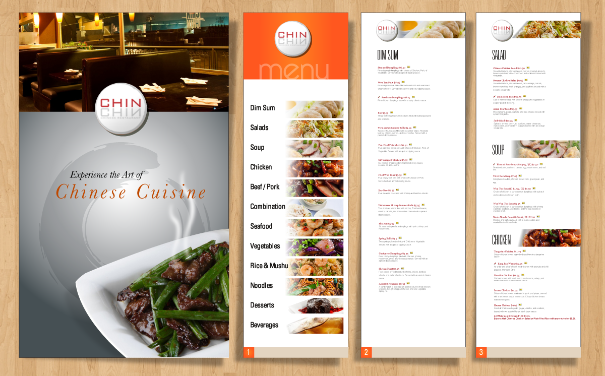 Menu Design by designgreen for this project | Design #1163216