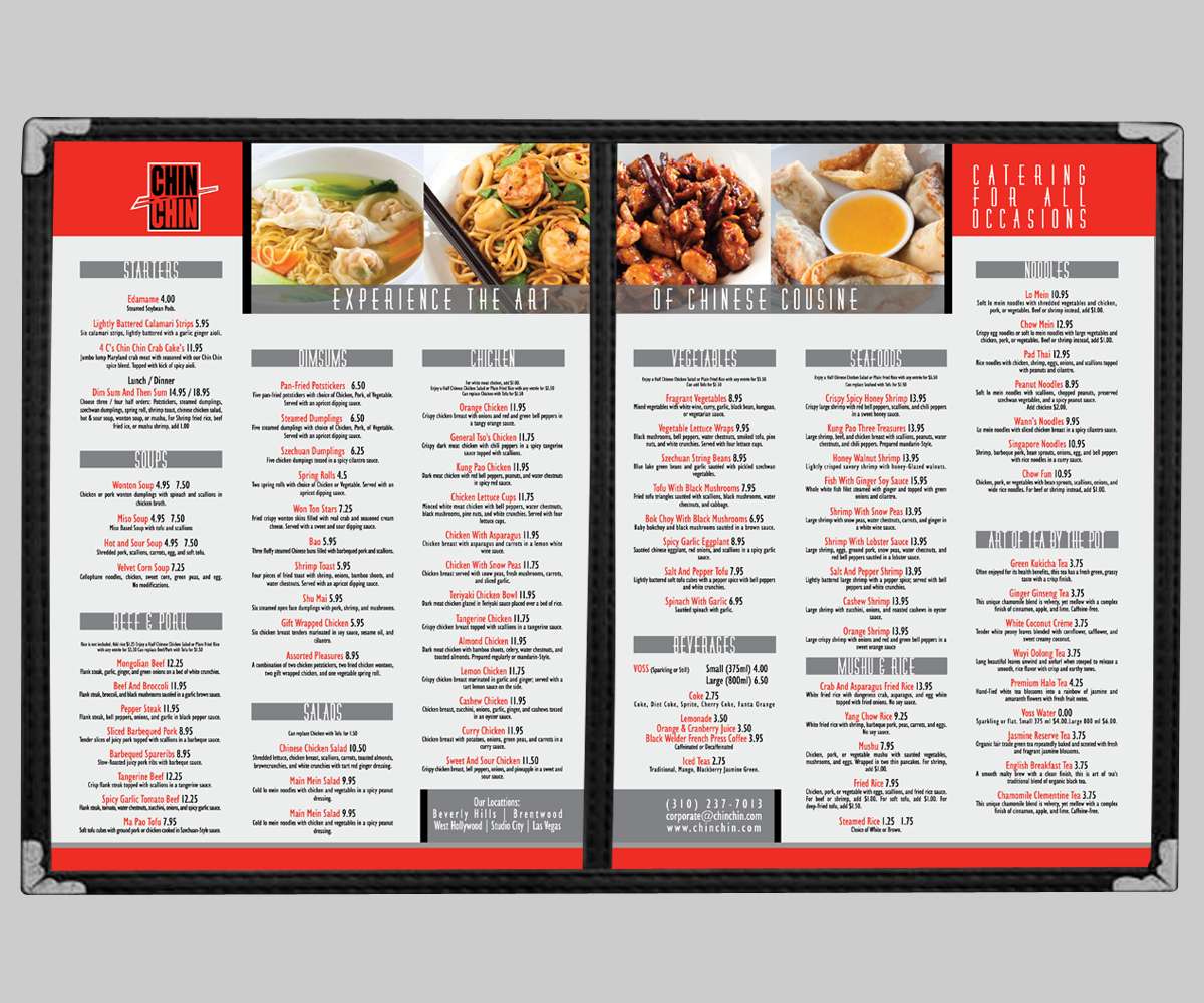 Menu Design by GliderGraphx for this project | Design #1176152