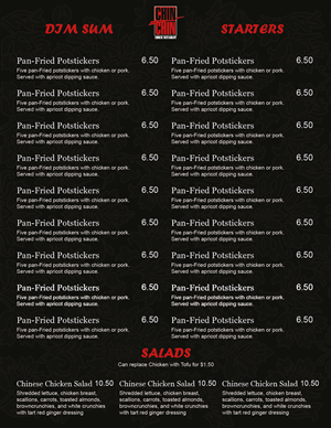 Menu Design by yadunath for this project | Design: #1178576