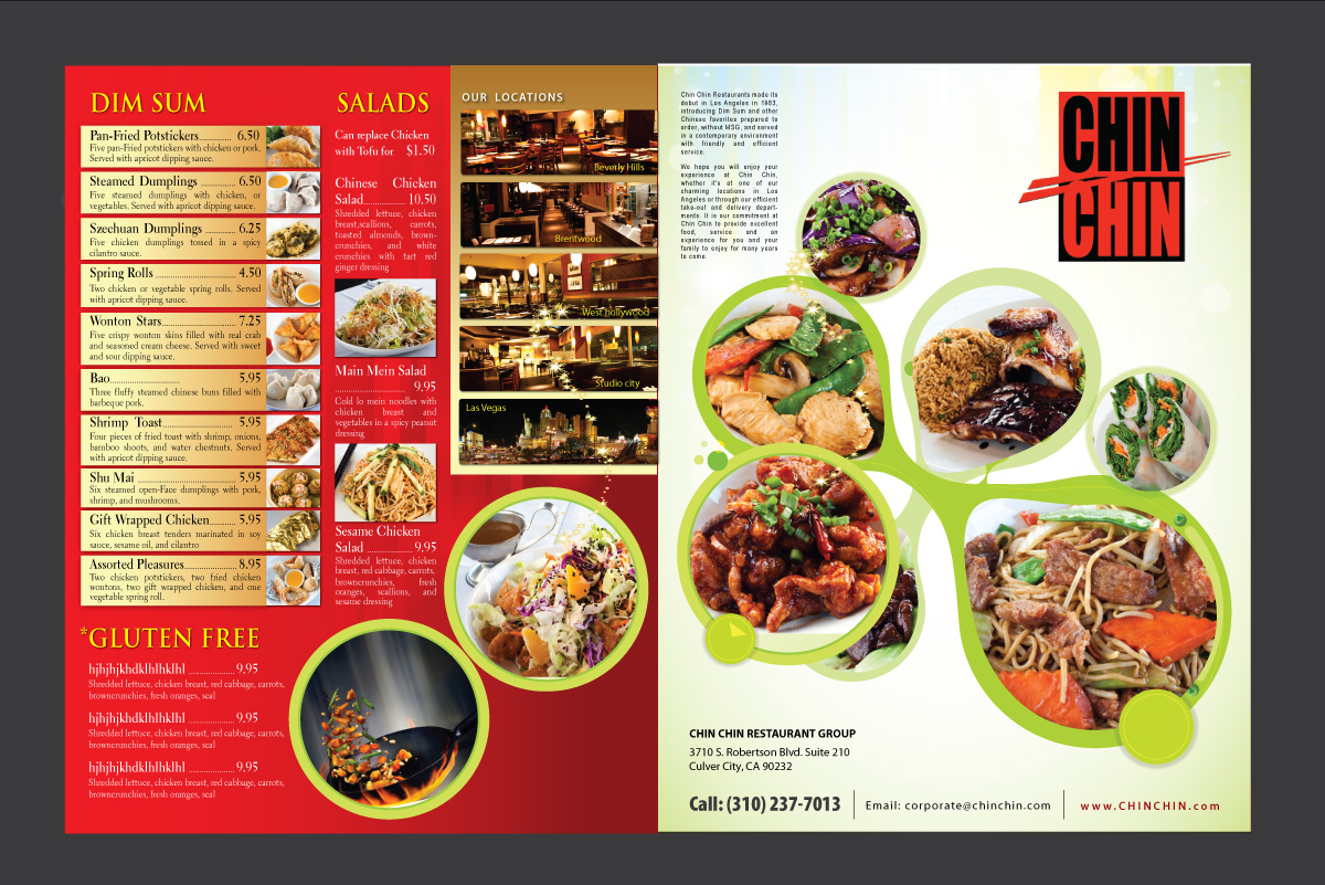 Menu Design by Sbss for this project | Design #1166169