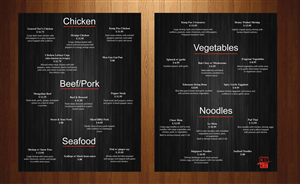 Menu Design by Sbss for this project | Design: #1214006