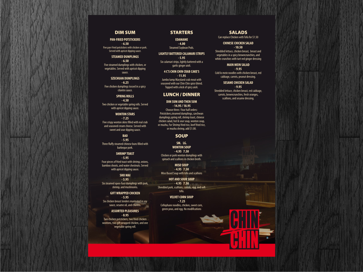Diseño de Menú por Atvento Graphics para este proyecto | Diseño #1169126