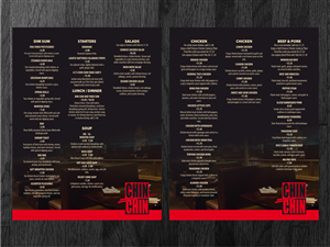 Menu Design by Atvento Graphics for this project | Design: #1179182