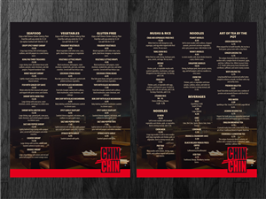 Menu Design by Atvento Graphics for this project | Design: #1179183