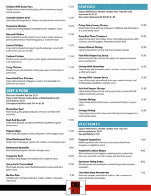 Menu Design by Boon for this project | Design: #1169204