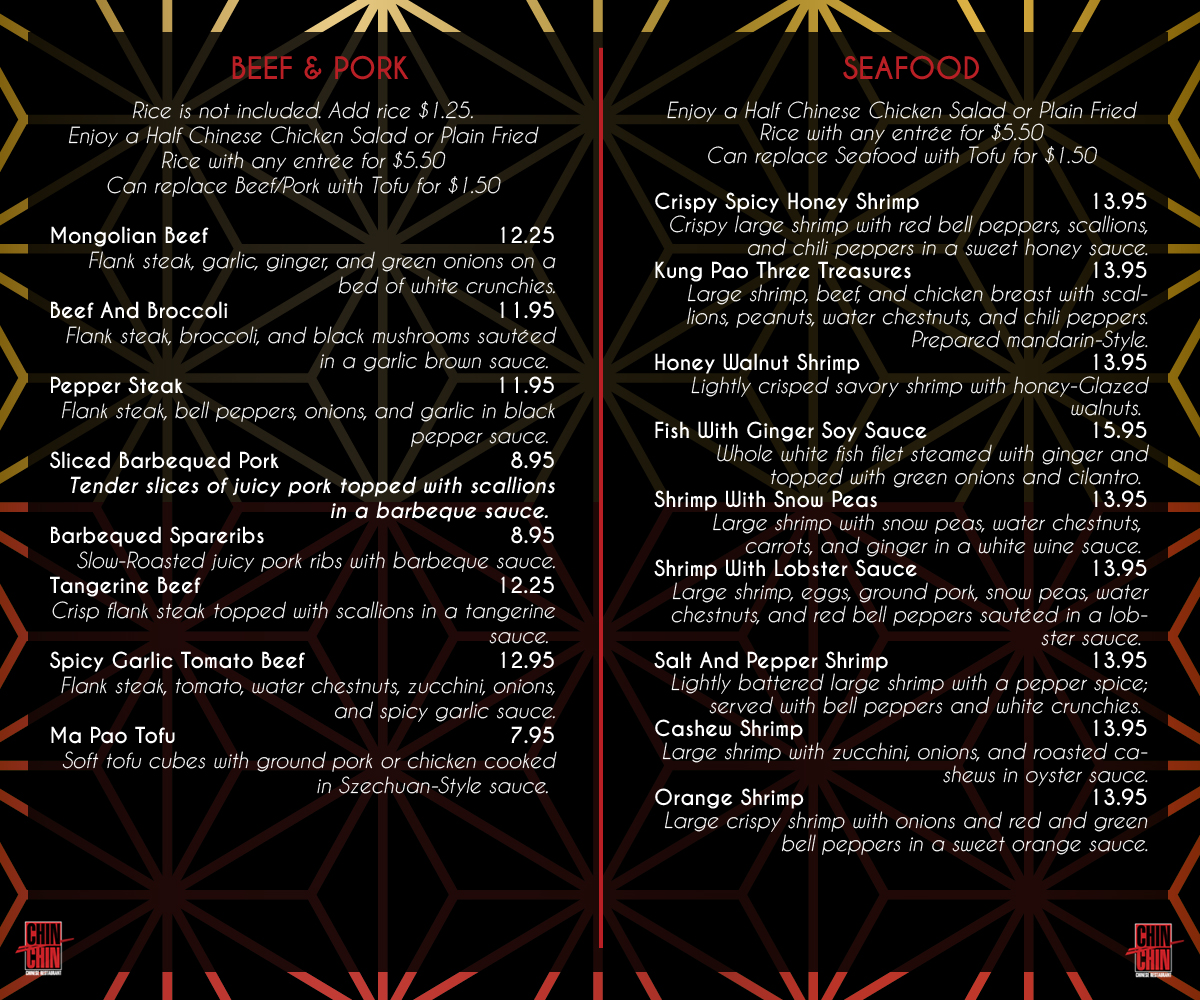 Menu Design by InnovatiV Designs for this project | Design #1181241