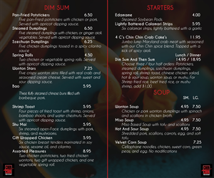Menu Design by InnovatiV Designs for this project | Design: #1181256