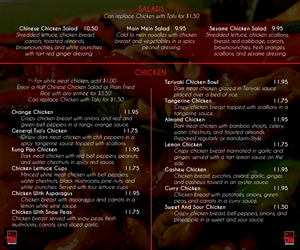 Menu Design by InnovatiV Designs for this project | Design: #1181257