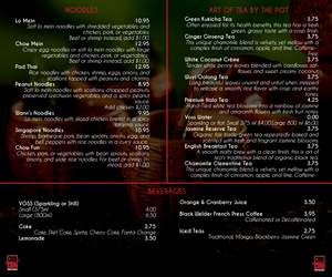 Menu Design by InnovatiV Designs for this project | Design: #1181268