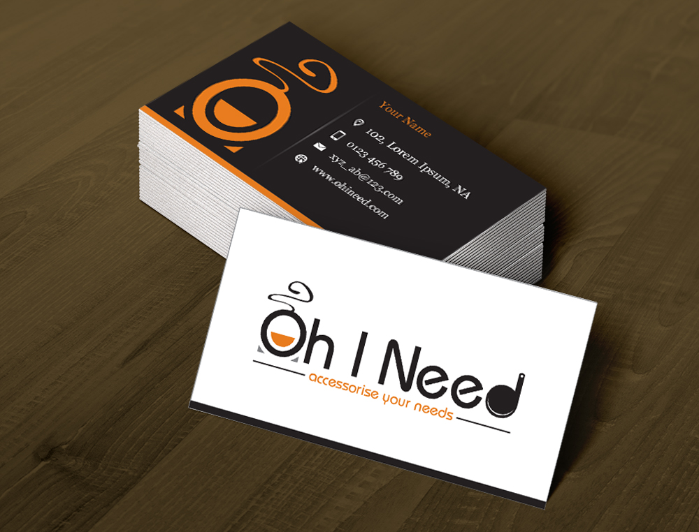 Diseño de Tarjeta de Presentación por Anooshaa Kachhia para Oh I Need Ltd | Diseño #4226957