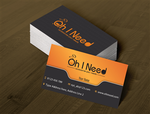 Diseño de Tarjeta de Presentación por Anooshaa Kachhia para Oh I Need Ltd | Diseño: #4252263