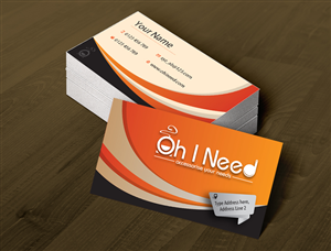 Diseño de Tarjeta de Presentación por Anooshaa Kachhia para Oh I Need Ltd | Diseño: #4252279