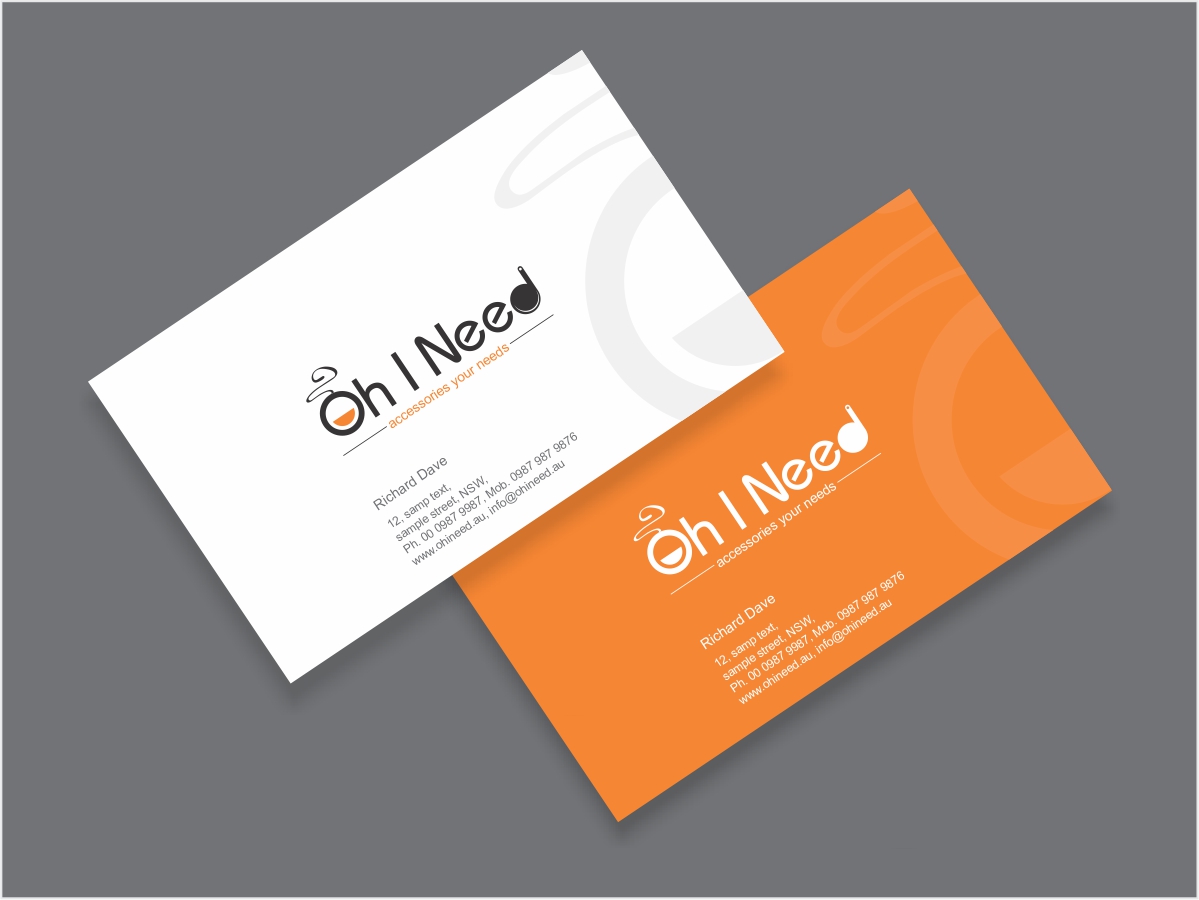 Diseño de Tarjeta de Presentación por Logocraft para Oh I Need Ltd | Diseño #4230294