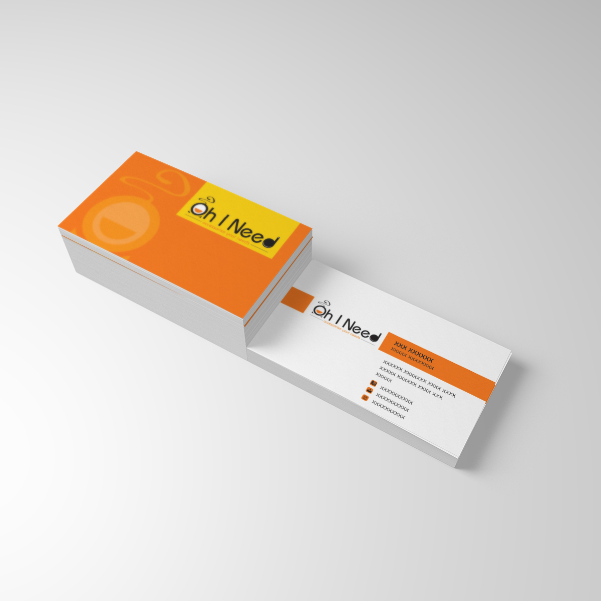 Diseño de Tarjeta de Presentación por dkthedon para Oh I Need Ltd | Diseño #4228234