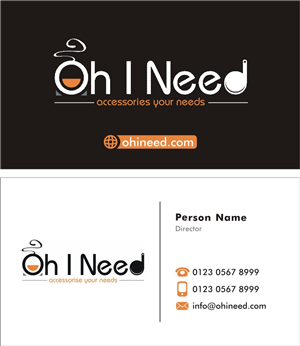 Diseño de Tarjeta de Presentación por Sushma para Oh I Need Ltd | Diseño: #4198836