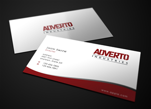 Business Card Design by Eggo May P for Adverto Industries | Design: #4159562