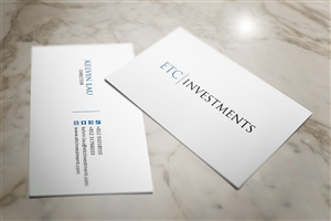 Financial firm simple design | Business Card Design by MT
