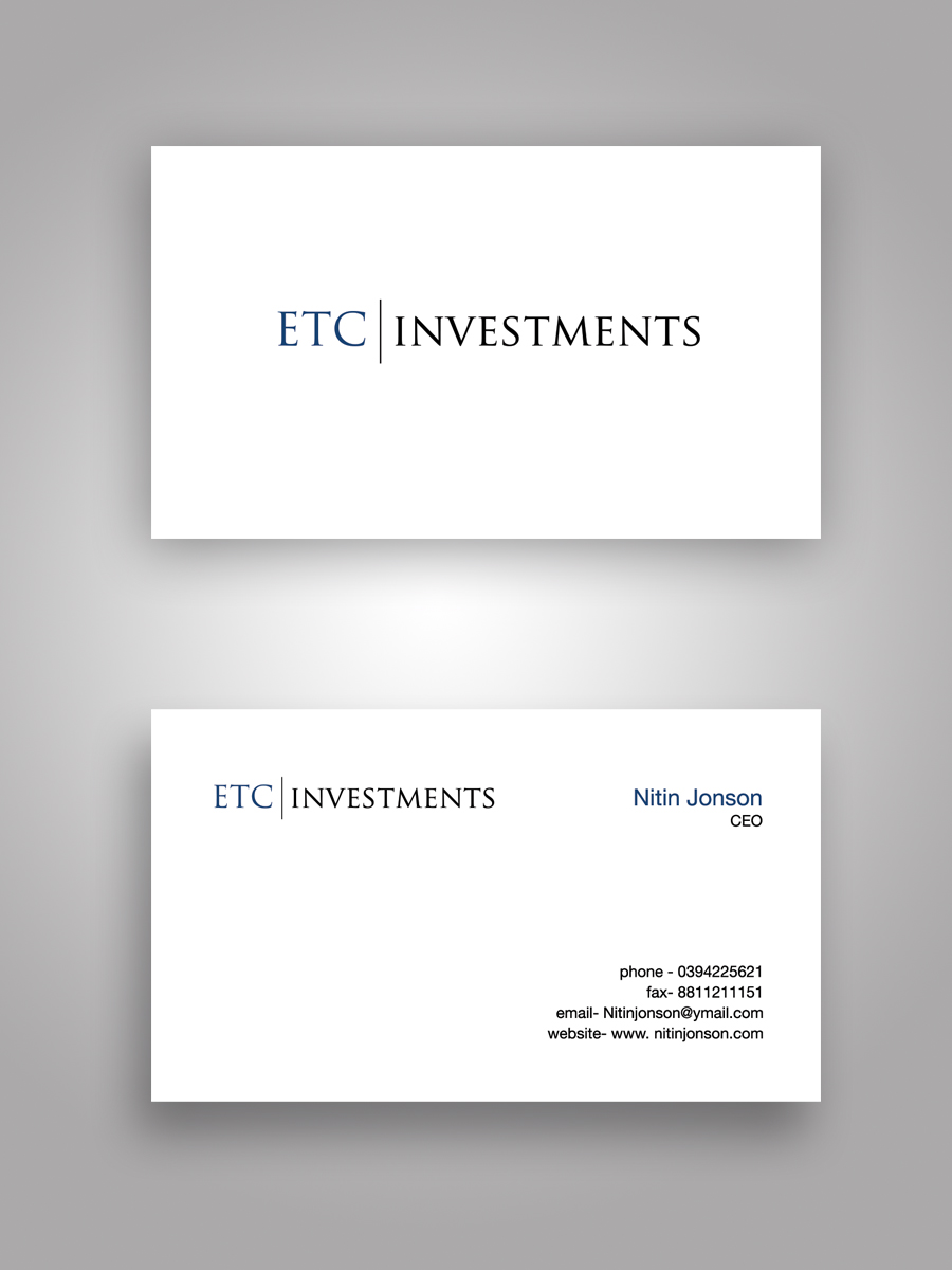 Business Card Design by Satyajit Sil Creations for this project | Design #4158103