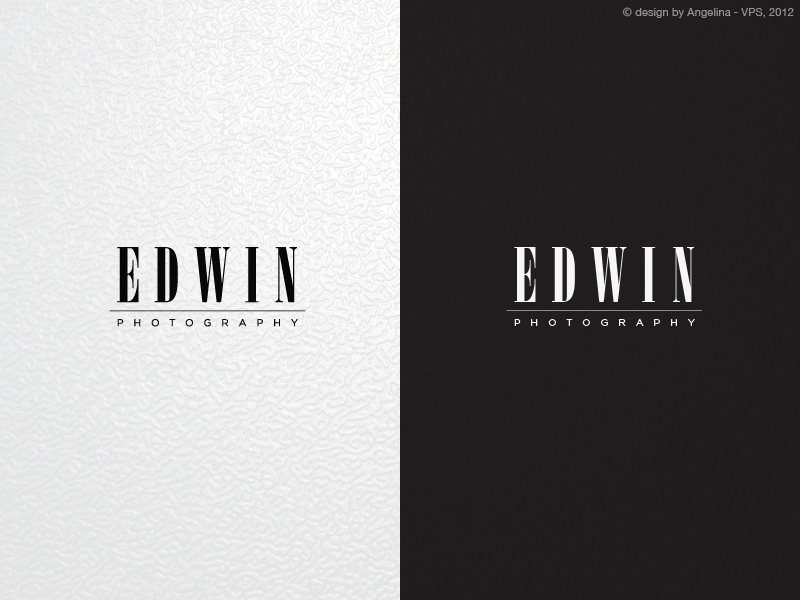 Logo Design by Angelina for Edwin Photography | Design #1192281