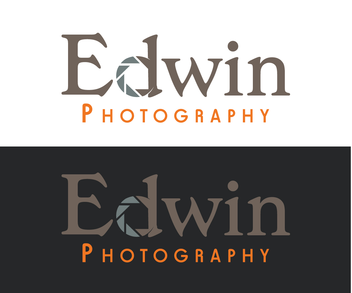 Logo Design by Meow Mix for Edwin Photography | Design #1190787