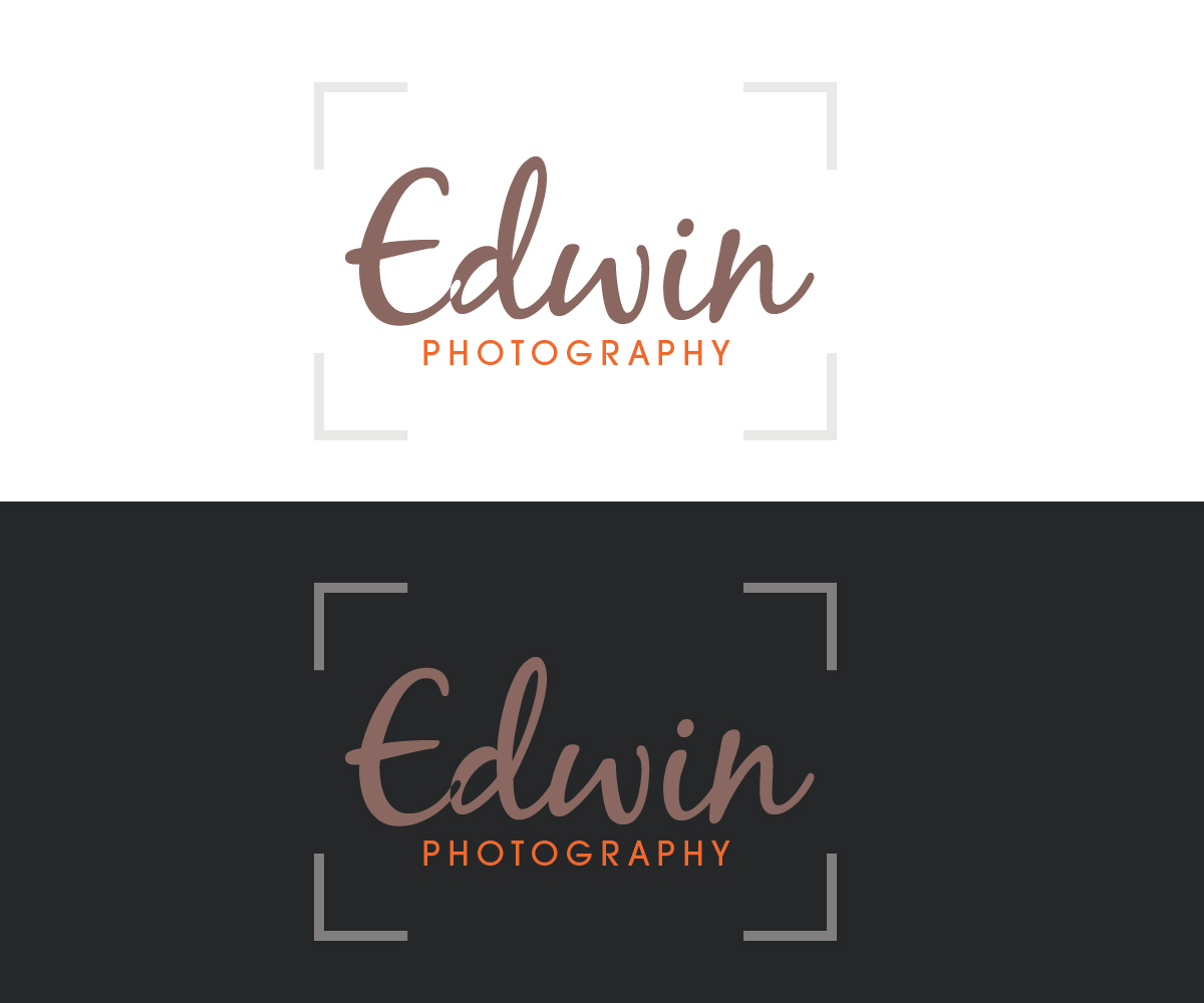 Logo Design by Meow Mix for Edwin Photography | Design #1190791