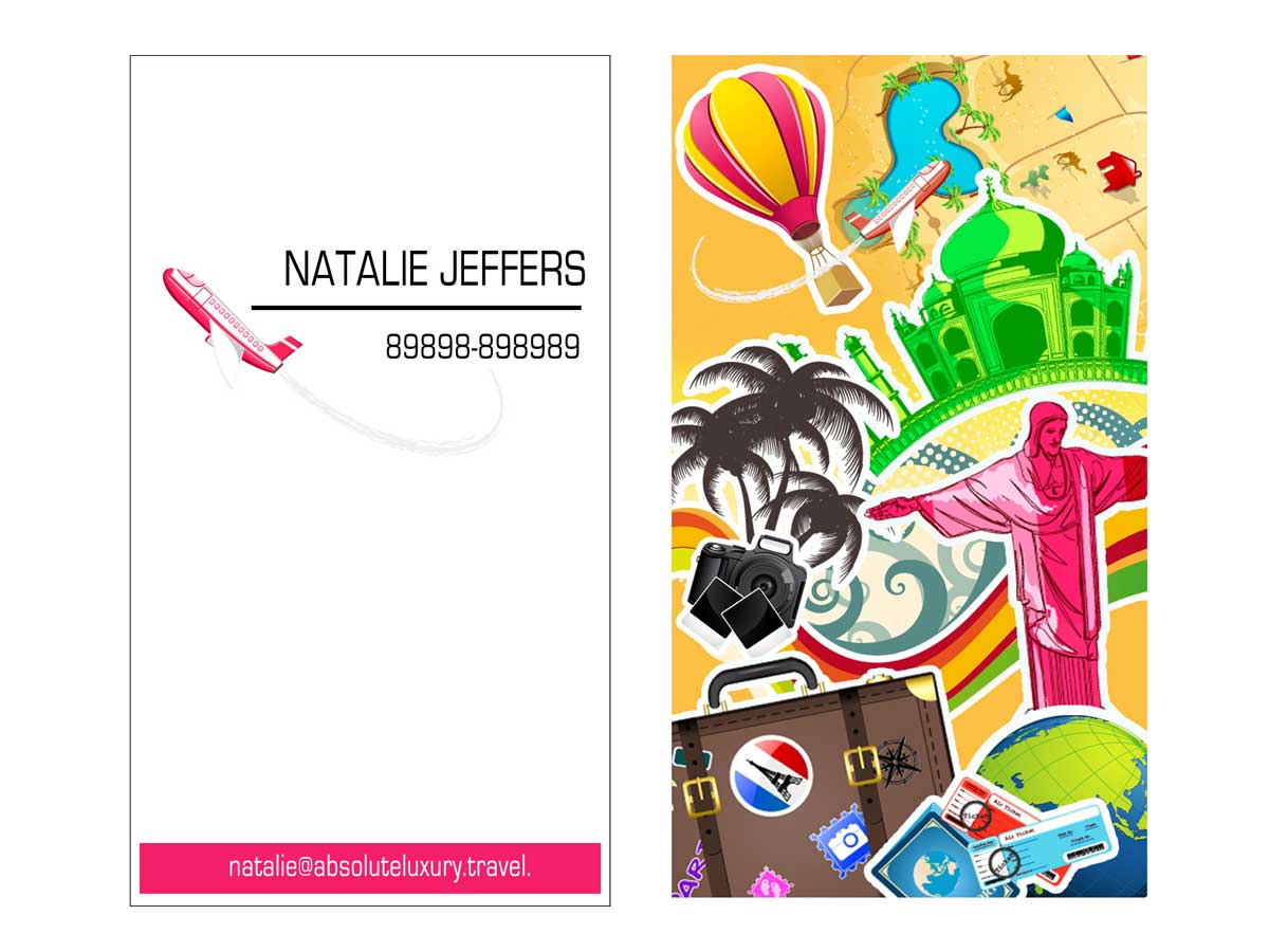 Business Card Design by ordelya.nicole for Absolute Luxury Travel Pty Ltd | Design #4161051