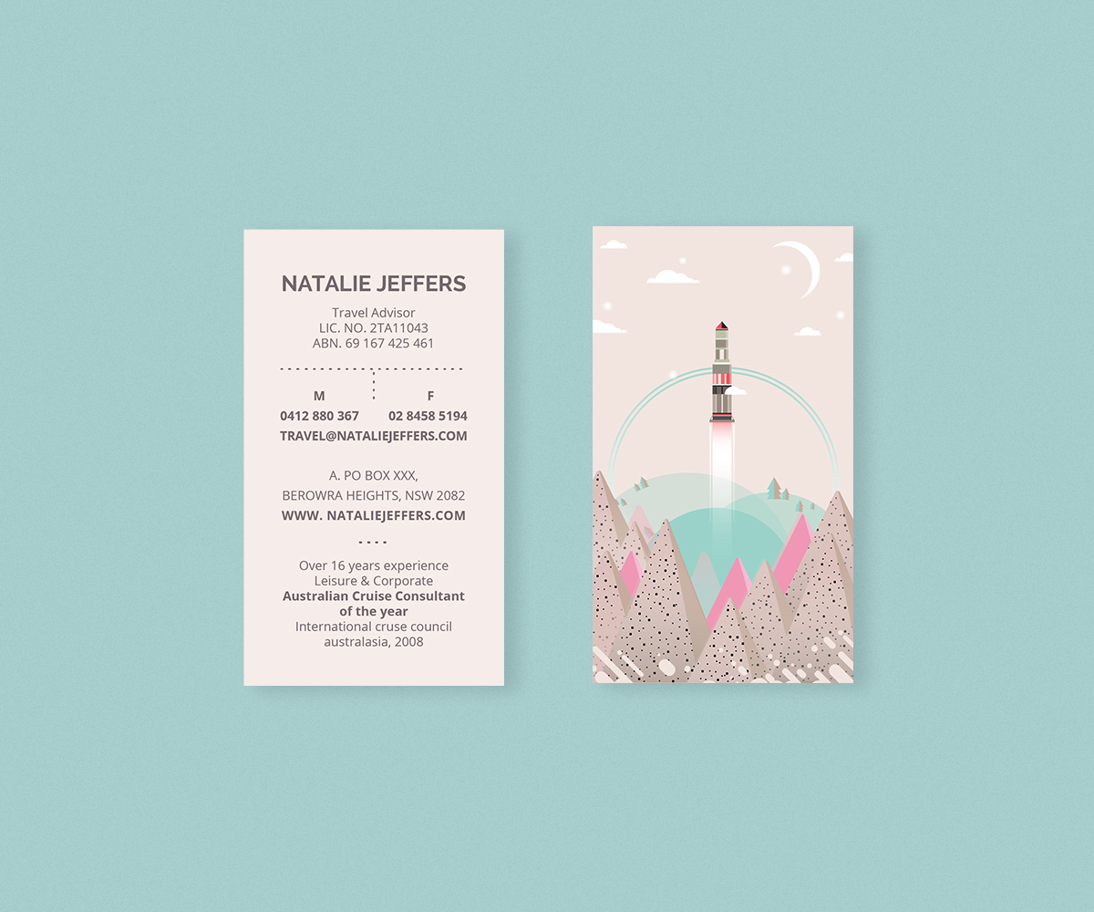Design de Carte de Visite par 12/7 pour Absolute Luxury Travel Pty Ltd | Design #4189049
