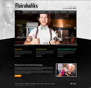 Web Design by pb for Bartenders Pimp | Design: #5721255