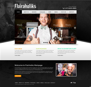 Web Design by pb for Bartenders Pimp | Design #5721256