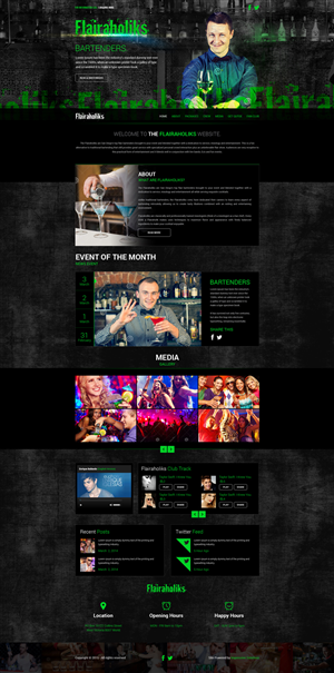 Web Design by Impressive Solutions for Bartenders Pimp | Design: #5864097