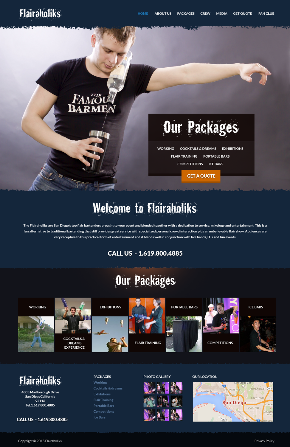 Web Design par bedesign pour Bartenders Pimp | Design #5693477
