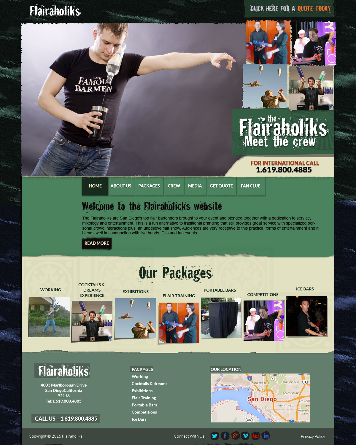 Web Design by bedesign for Bartenders Pimp | Design #5733993