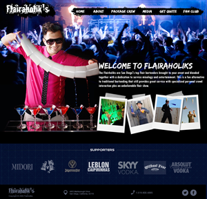 Web Design by mylucena-solutions for Bartenders Pimp | Design: #5744935